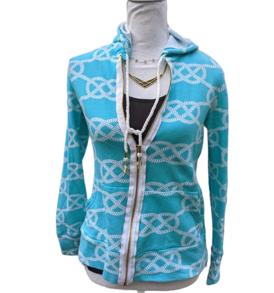 Nautical Macbeth cotton Rope Knots jacket Small